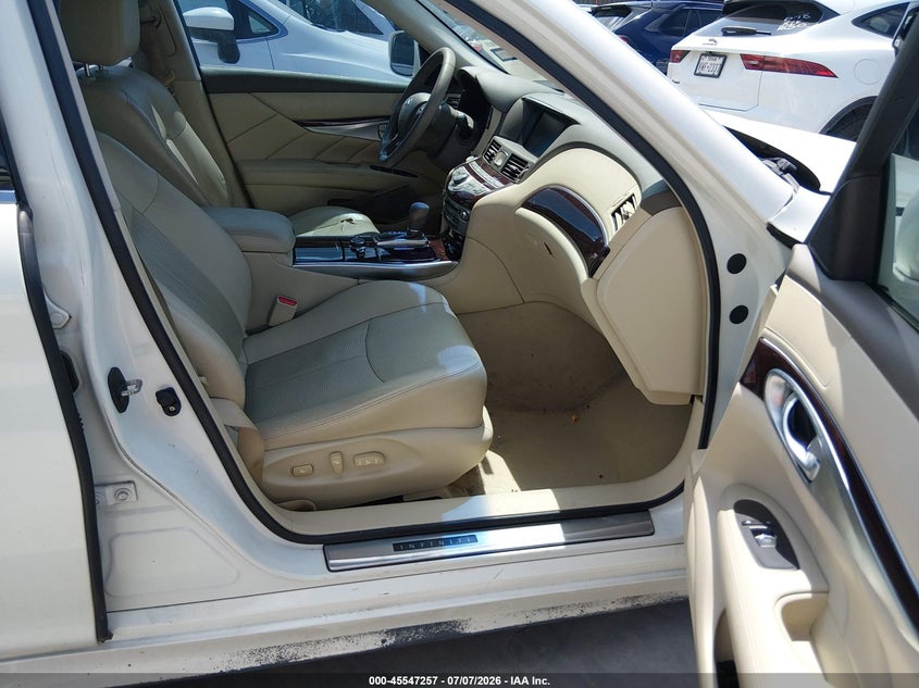 2011 Infiniti M37 VIN JN1BY1AP2BM325637 IAAI salvage auction — FRONT END, Salvage (Texas), sold $450 on 2026-07-28 (photo 5)