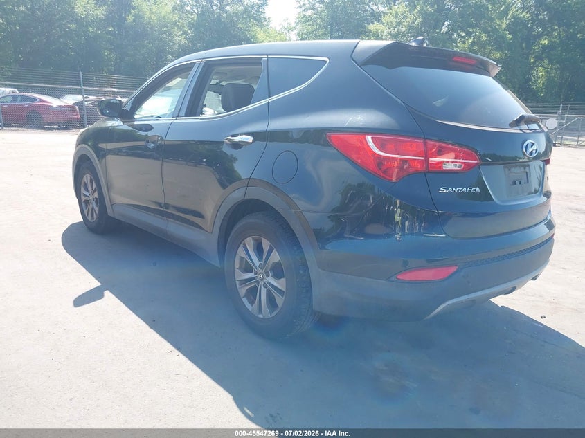 2014 Hyundai Santa fe VIN 5XYZT3LB7EG202705 IAAI salvage auction — NORMAL WEAR, Clear (Connecticut), sold $1,900 on 2026-07-09 (photo 3)