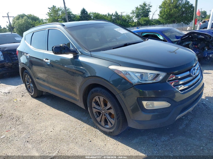2014 Hyundai Santa fe VIN 5XYZU3LB6EG134555 IAAI salvage auction — NORMAL WEAR, Clear (Illinois), sold $1,400 on 2026-07-14 (photo 1)
