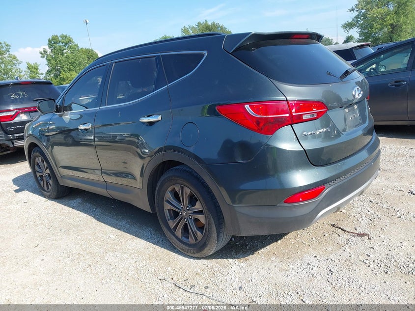 2014 Hyundai Santa fe VIN 5XYZU3LB6EG134555 IAAI salvage auction — NORMAL WEAR, Clear (Illinois), sold $1,400 on 2026-07-14 (photo 3)