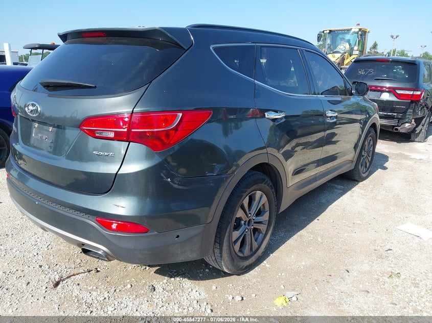 2014 Hyundai Santa fe VIN 5XYZU3LB6EG134555 IAAI salvage auction — NORMAL WEAR, Clear (Illinois), sold $1,400 on 2026-07-14 (photo 4)