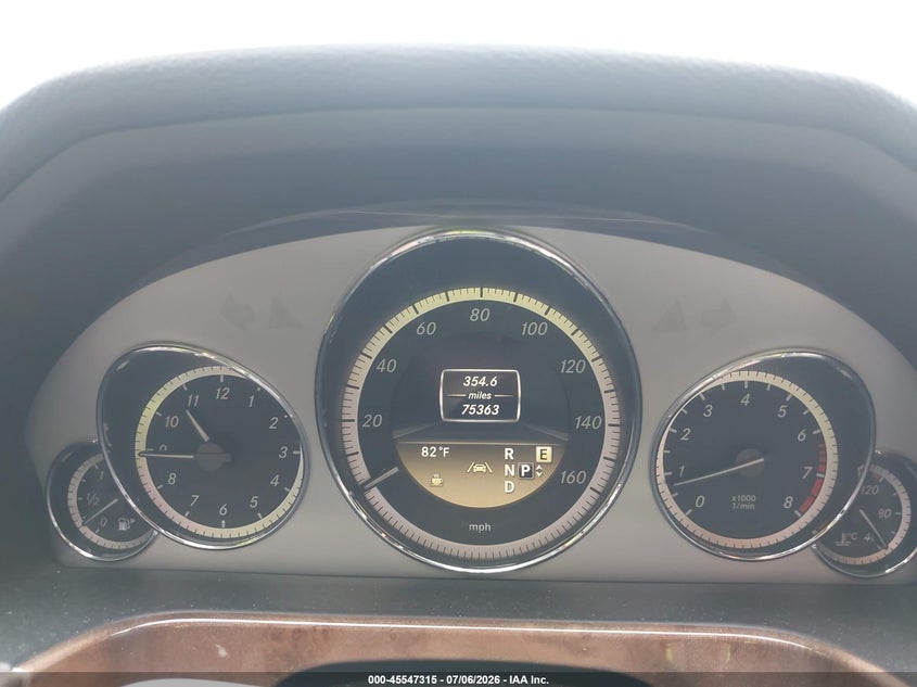 2012 Mercedes-benz E-klasse VIN WDDHF8JB0CA617404 IAAI salvage auction — LEFT SIDE, Salvage - Greater Than 75% (Maryland), sold $1,250 on 2026-07-28 (photo 7)