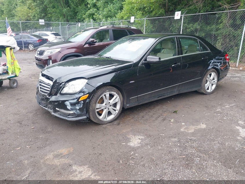 2012 Mercedes-benz E-klasse VIN WDDHF8JB0CA617404 IAAI salvage auction — LEFT SIDE, Salvage - Greater Than 75% (Maryland), sold $1,250 on 2026-07-28 (photo 2)