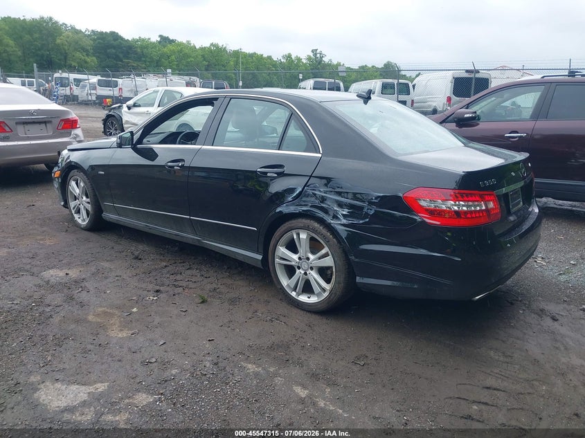 2012 Mercedes-benz E-klasse VIN WDDHF8JB0CA617404 IAAI salvage auction — LEFT SIDE, Salvage - Greater Than 75% (Maryland), sold $1,250 on 2026-07-28 (photo 3)