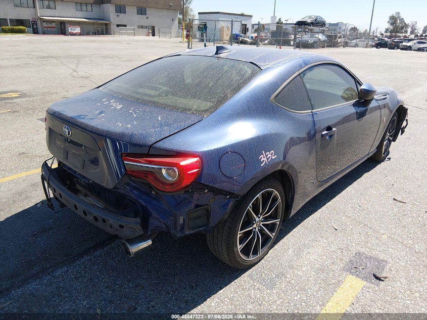2017 Toyota Gt86 VIN JF1ZNAA18H8703516 IAAI salvage auction — FRONT & REAR, Salvage (California), sold $2,450 on 2026-07-28 (photo 4)
