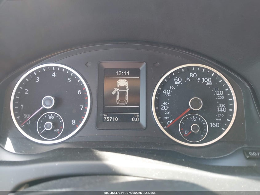 2016 Volkswagen Tiguan VIN WVGAV7AX4GW601666 IAAI salvage auction — FRONT END, Salvage (California), sold $875 on 2026-07-29 (photo 7)