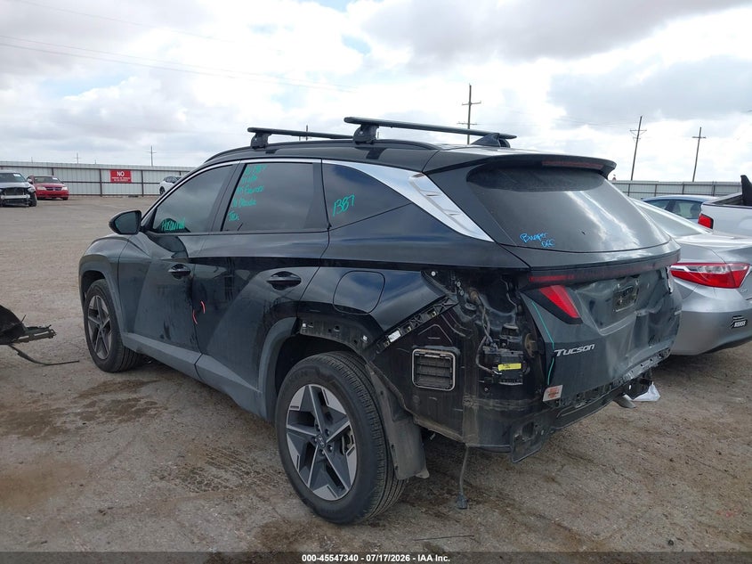 2025 Hyundai Tucson VIN 3KMJBCDE5SE002629 IAAI salvage auction — REAR END, Salvage Title, sold $9,500 on 2026-09-29 (photo 3)