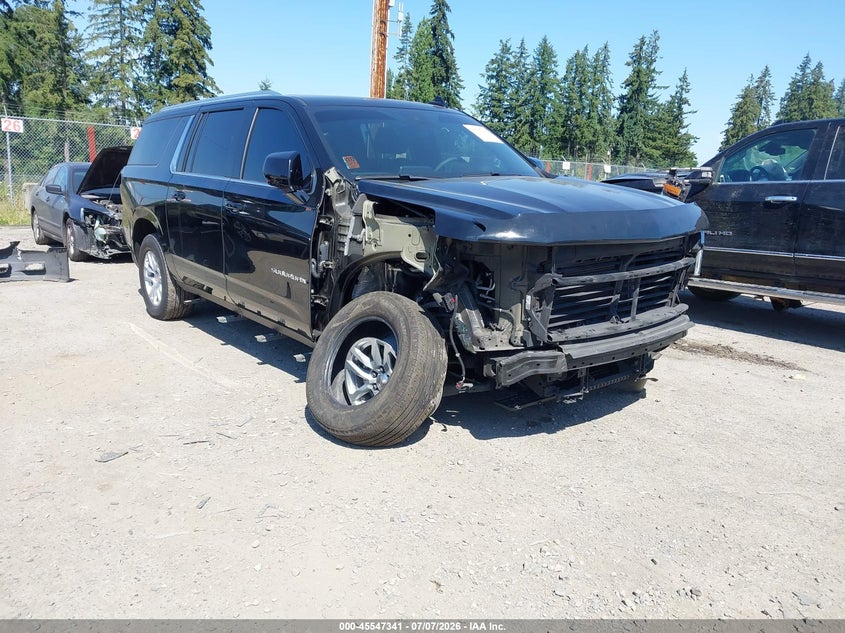 2024 Chevrolet Suburban VIN 1GNSKBKDXRR192512 IAAI salvage auction — FRONT END, Bill Of Sale (Washington), sold $20,250 on 2026-07-29 (photo 1)