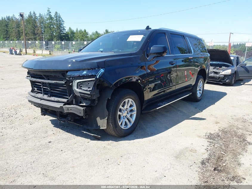 2024 Chevrolet Suburban VIN 1GNSKBKDXRR192512 IAAI salvage auction — FRONT END, Bill Of Sale (Washington), sold $20,250 on 2026-07-29 (photo 2)