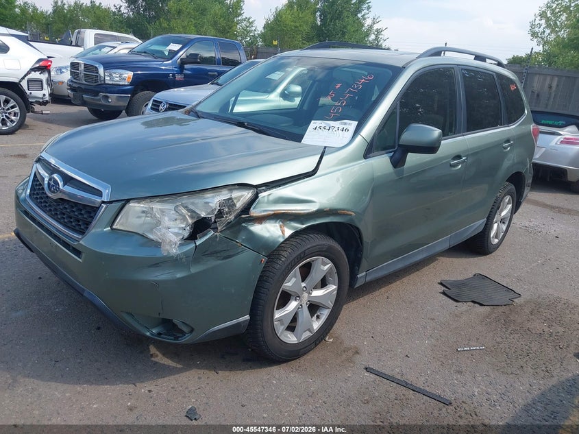 2014 Subaru Forester VIN JF2SJAEC8EH558526 IAAI salvage auction — NORMAL WEAR, Clear (Colorado), sold $550 on 2026-07-21 (photo 2)