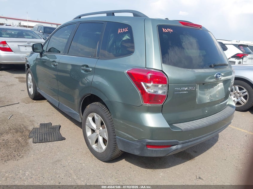 2014 Subaru Forester VIN JF2SJAEC8EH558526 IAAI salvage auction — NORMAL WEAR, Clear (Colorado), sold $550 on 2026-07-21 (photo 3)