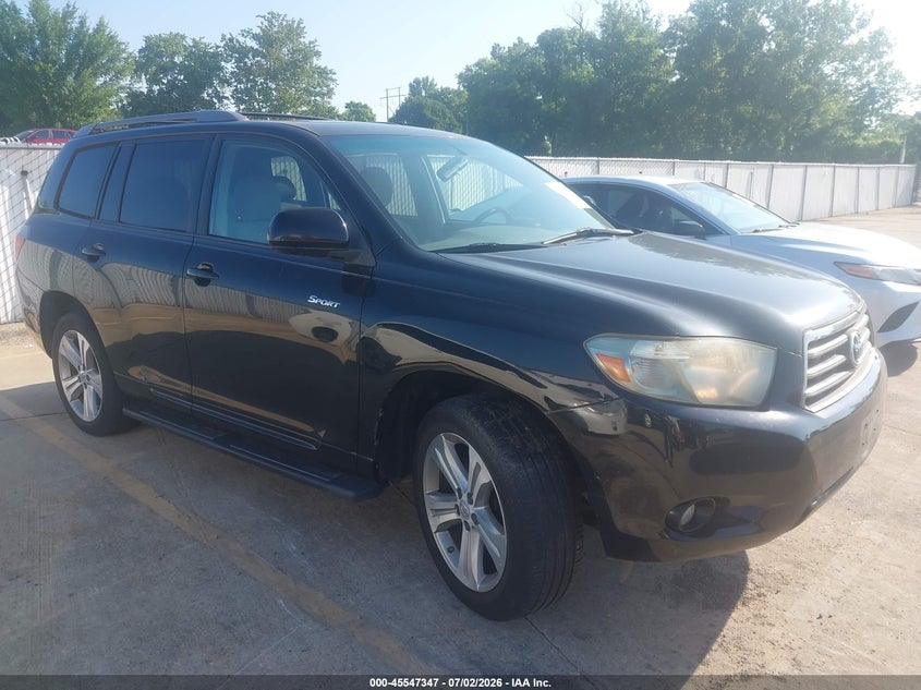 2008 Toyota Highlander VIN JTEES43A082063400 IAAI salvage auction — NORMAL WEAR, Clear (Missouri), sold $900 on 2026-07-28 (photo 1)