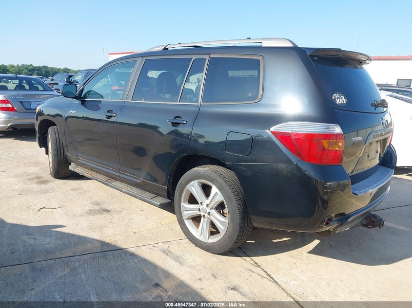 2008 Toyota Highlander VIN JTEES43A082063400 IAAI salvage auction — NORMAL WEAR, Clear (Missouri), sold $900 on 2026-07-28 (photo 3)