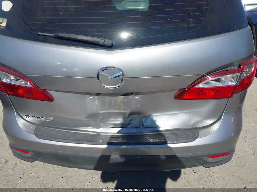 2012 Mazda 5 VIN JM1CW2DL3C0102800 IAAI salvage auction — REAR END, Salvage (California), sold $500 on 2026-07-23 (photo 6)