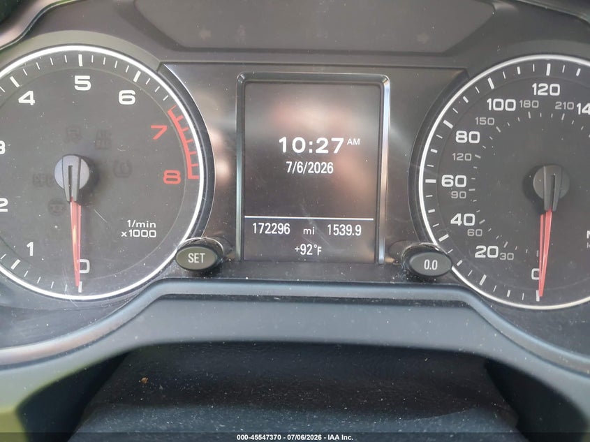 2011 Audi Q5 VIN WA1LFAFPXBA069629 IAAI salvage auction — NORMAL WEAR, Clear (Louisiana), sold $1,025 on 2026-07-28 (photo 7)