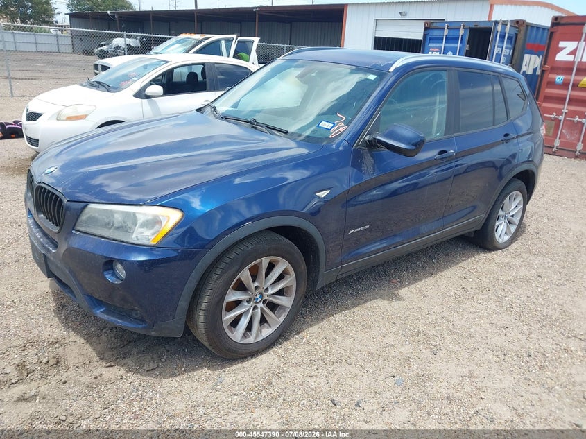 2013 BMW X3 VIN 5UXWX9C57D0A25566 IAAI salvage auction — NORMAL WEAR, Original (Texas), sold $25 on 2026-07-29 (photo 2)