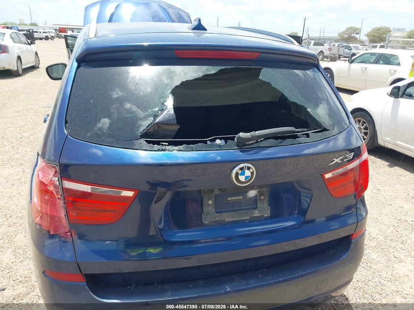 2013 BMW X3 VIN 5UXWX9C57D0A25566 IAAI salvage auction — NORMAL WEAR, Original (Texas), sold $25 on 2026-07-29 (photo 6)