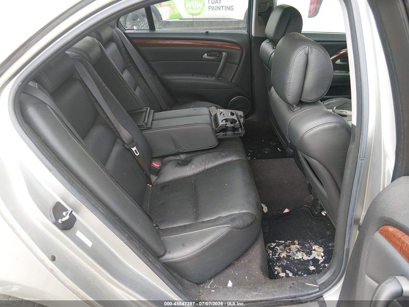 2008 Acura Rl VIN JH4KB16688C000423 IAAI salvage auction — ENGINE BURN, Clear (Virginia), sold $275 on 2026-07-18 (photo 8)