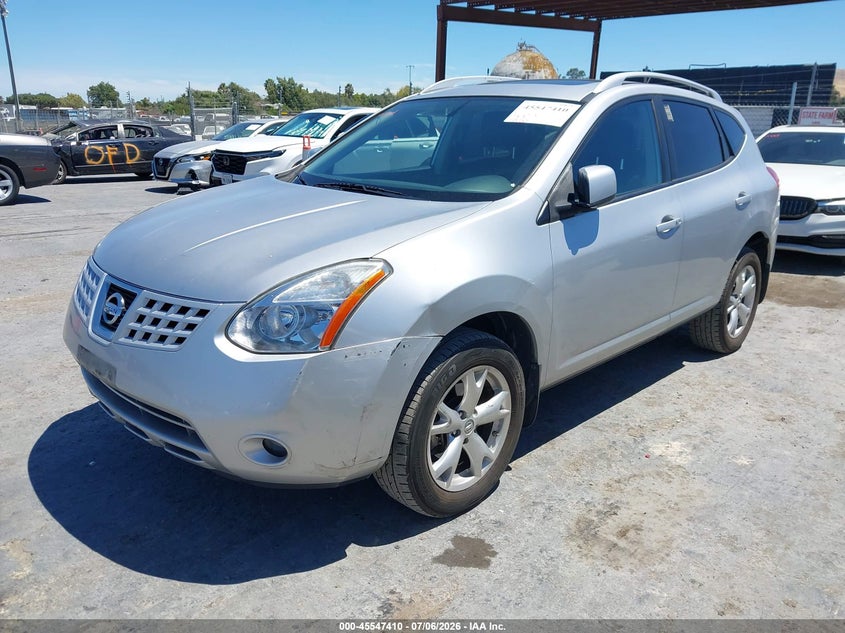 2008 Nissan Rogue VIN JN8AS58V58W109787 IAAI salvage auction — LEFT FRONT, Salvage (California), sold $375 on 2026-07-17 (photo 2)
