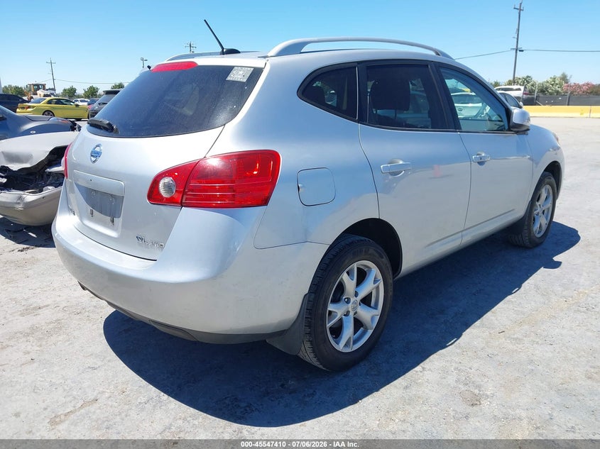 2008 Nissan Rogue VIN JN8AS58V58W109787 IAAI salvage auction — LEFT FRONT, Salvage (California), sold $375 on 2026-07-17 (photo 4)