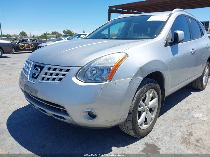 2008 Nissan Rogue VIN JN8AS58V58W109787 IAAI salvage auction — LEFT FRONT, Salvage (California), sold $375 on 2026-07-17 (photo 6)