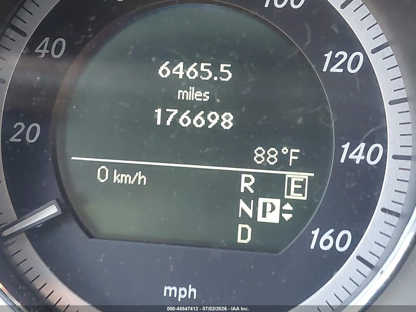 2011 Mercedes-benz E-class VIN WDDHF8HB0BA309511 IAAI salvage auction — TRANSMISSION, Clear (Florida), sold $1,150 on 2026-07-29 (photo 7)