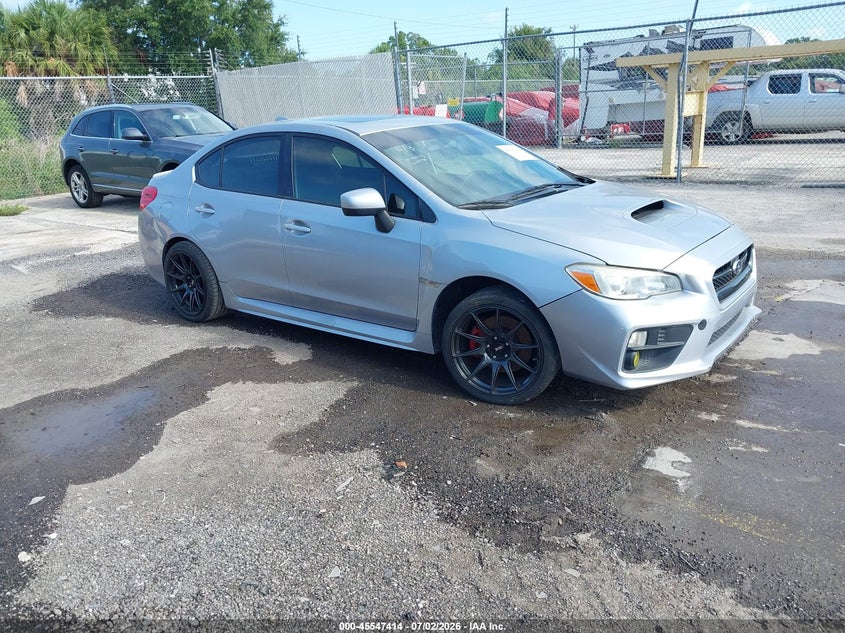 2016 Subaru Wrx VIN JF1VA1E61G9805362 IAAI salvage auction — ENGINE DAMAGE, Clear (Florida), sold $1,500 on 2026-07-08 (photo 1)