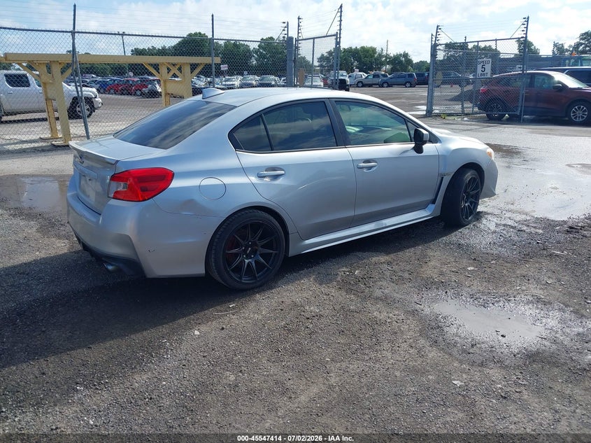 2016 Subaru Wrx VIN JF1VA1E61G9805362 IAAI salvage auction — ENGINE DAMAGE, Clear (Florida), sold $1,500 on 2026-07-08 (photo 4)