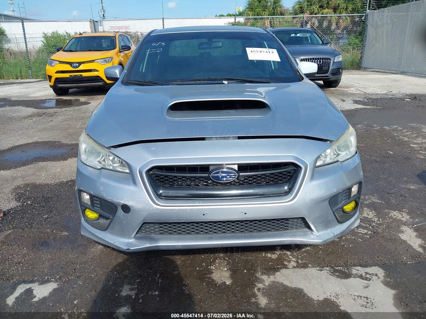 2016 Subaru Wrx VIN JF1VA1E61G9805362 IAAI salvage auction — ENGINE DAMAGE, Clear (Florida), sold $1,500 on 2026-07-08 (photo 6)