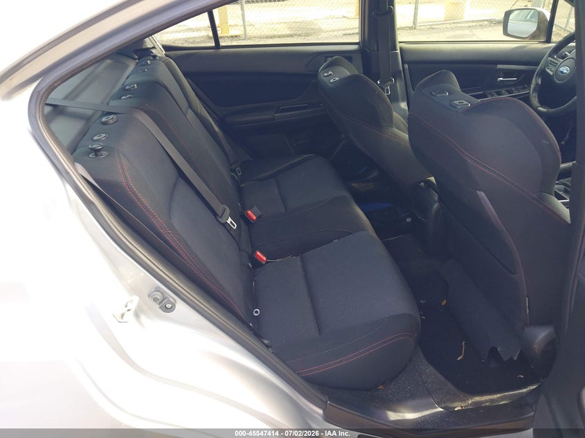 2016 Subaru Wrx VIN JF1VA1E61G9805362 IAAI salvage auction — ENGINE DAMAGE, Clear (Florida), sold $1,500 on 2026-07-08 (photo 8)