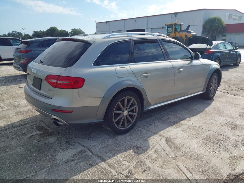 2014 Audi Allroad VIN WA1UFAFL1EA052126 IAAI salvage auction — MECHANICAL, Clear (Florida), sold $1,500 on 2026-07-29 (photo 4)