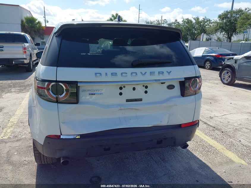 2016 Land rover Discovery sport VIN SALCT2BG2GH624705 IAAI salvage auction — REAR END, Clear (Florida), sold $2,550 on 2026-07-08 (photo 6)