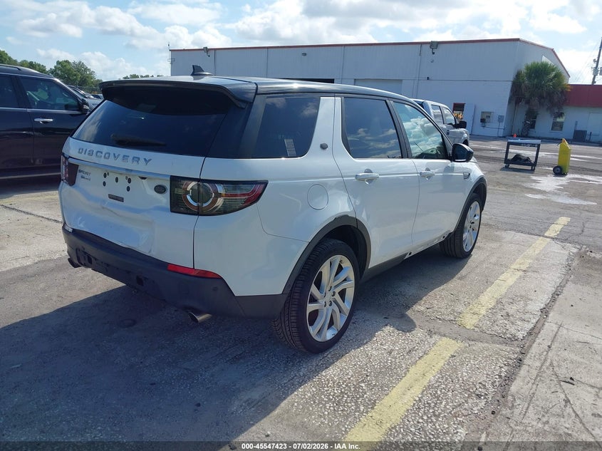 2016 Land rover Discovery sport VIN SALCT2BG2GH624705 IAAI salvage auction — REAR END, Clear (Florida), sold $2,550 on 2026-07-08 (photo 4)