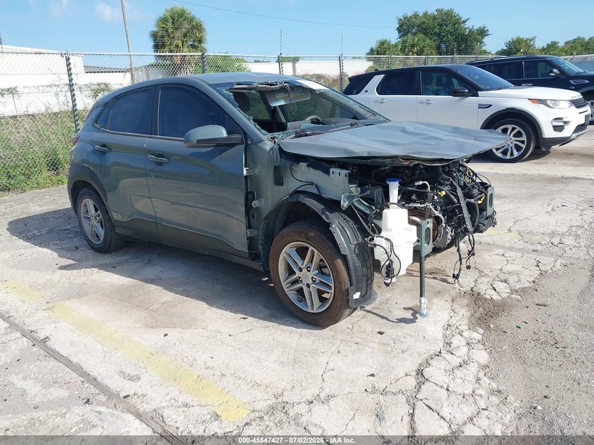 2022 Hyundai Kona VIN KM8K22ABXNU770846 IAAI salvage auction — FRONT END, Clear (Florida), sold $1,625 on 2026-07-08 (photo 1)