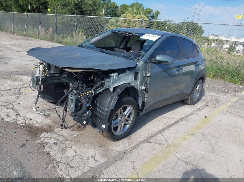 2022 Hyundai Kona VIN KM8K22ABXNU770846 IAAI salvage auction — FRONT END, Clear (Florida), sold $1,625 on 2026-07-08 (photo 2)