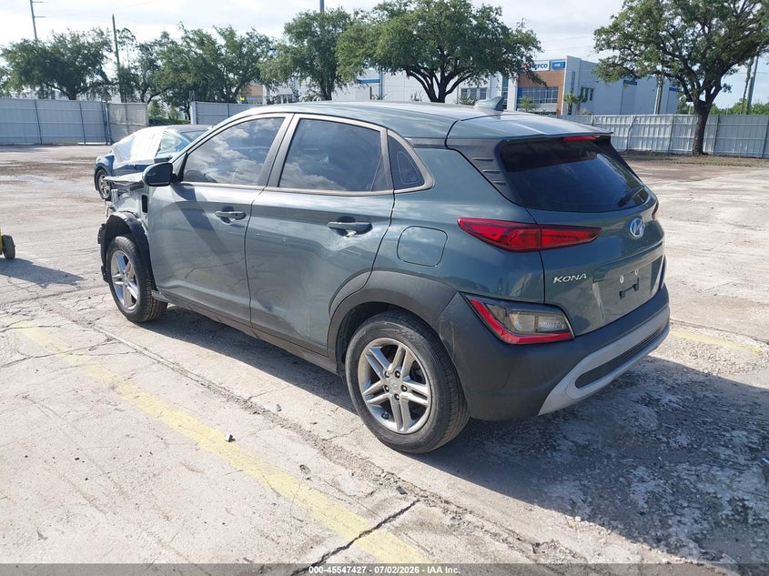 2022 Hyundai Kona VIN KM8K22ABXNU770846 IAAI salvage auction — FRONT END, Clear (Florida), sold $1,625 on 2026-07-08 (photo 3)