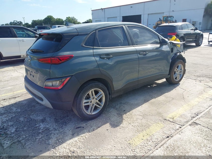 2022 Hyundai Kona VIN KM8K22ABXNU770846 IAAI salvage auction — FRONT END, Clear (Florida), sold $1,625 on 2026-07-08 (photo 4)