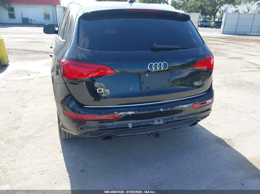 2016 Audi Q5 VIN WA1D7AFP3GA012780 IAAI salvage auction — REAR END, Clear (Indiana), sold $1,850 on 2026-07-08 (photo 6)