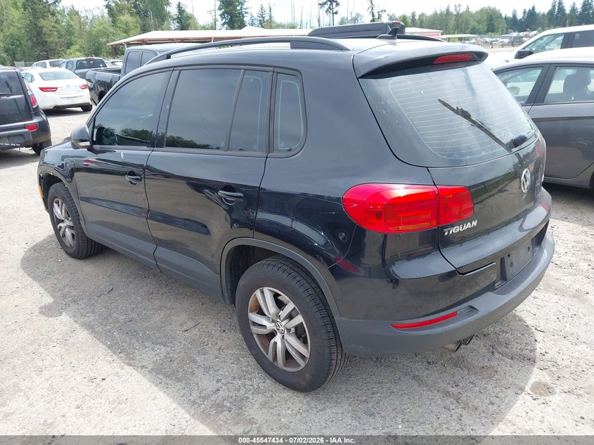 2015 Volkswagen Tiguan VIN WVGAV7AX4FW548787 IAAI salvage auction — NORMAL WEAR, Clear (Washington), sold $550 on 2026-07-29 (photo 3)