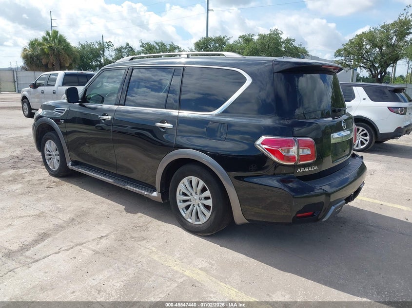 2019 Nissan Armada VIN JN8AY2ND3K9087335 IAAI salvage auction — ENGINE DAMAGE, Clear (Florida), sold $4,500 on 2026-07-22 (photo 3)