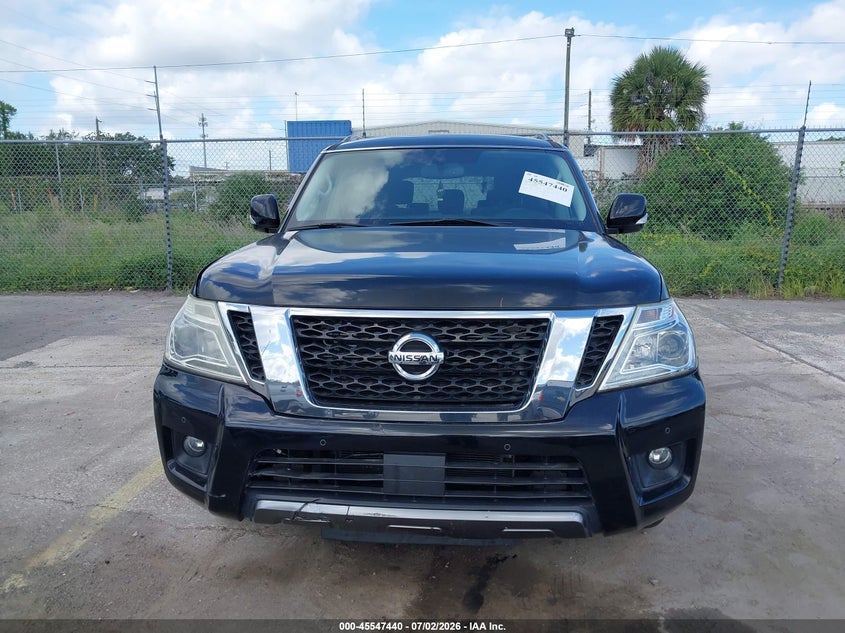 2019 Nissan Armada VIN JN8AY2ND3K9087335 IAAI salvage auction — ENGINE DAMAGE, Clear (Florida), sold $4,500 on 2026-07-22 (photo 6)