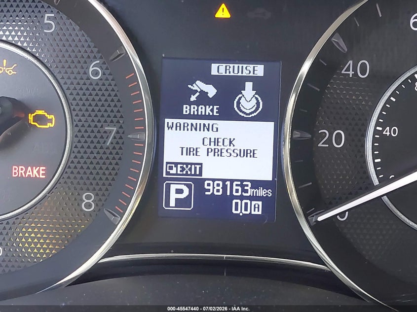 2019 Nissan Armada VIN JN8AY2ND3K9087335 IAAI salvage auction — ENGINE DAMAGE, Clear (Florida), sold $4,500 on 2026-07-22 (photo 7)