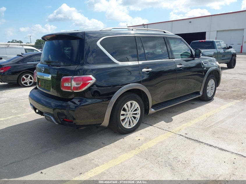 2019 Nissan Armada VIN JN8AY2ND3K9087335 IAAI salvage auction — ENGINE DAMAGE, Clear (Florida), sold $4,500 on 2026-07-22 (photo 4)