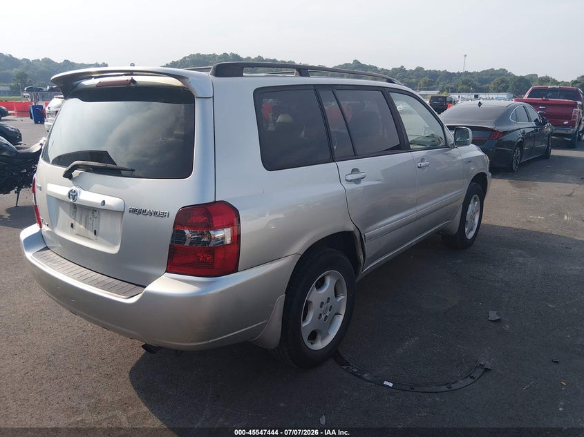 2006 Toyota Highlander VIN JTEEP21A160155438 IAAI salvage auction — NORMAL WEAR, Clear (Missouri), sold $2,100 on 2026-07-14 (photo 4)