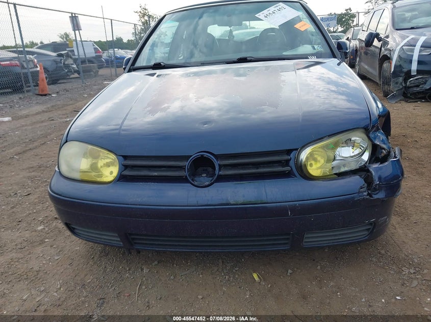 1999 Volkswagen Cabrio VIN 3VWDB61E3XM812695 IAAI salvage auction — FRONT & REAR, Salvage (Ohio), sold $175 on 2026-08-15 (photo 6)