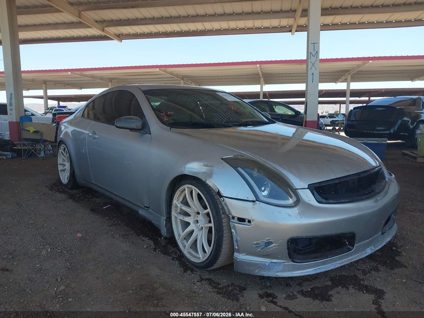 2004 Infiniti G35 VIN JNKCV54E74M823376 IAAI salvage auction — NORMAL WEAR, Restored (Arizona), sold $25 on 2026-07-21 (photo 1)