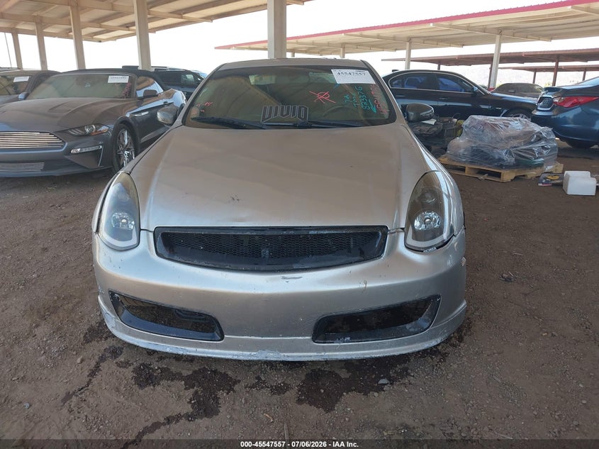 2004 Infiniti G35 VIN JNKCV54E74M823376 IAAI salvage auction — NORMAL WEAR, Restored (Arizona), sold $25 on 2026-07-21 (photo 6)