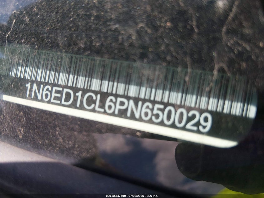 2023 Nissan Frontier VIN 1N6ED1CL6PN650029 IAAI salvage auction — FRONT END, Clear (Texas), sold $10,450 on 2026-07-20 (photo 9)