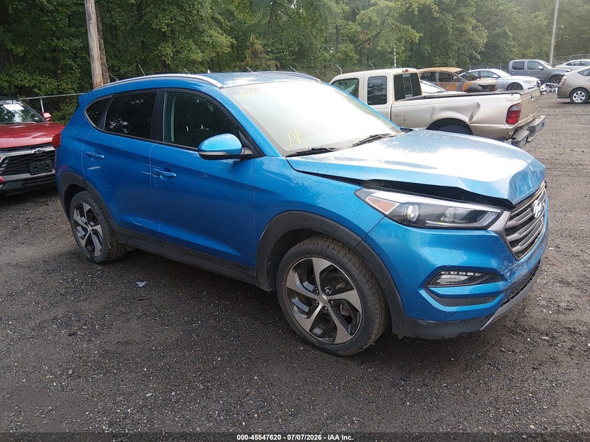 2016 Hyundai Tucson VIN KM8J3CA25GU128665 IAAI salvage auction — NORMAL WEAR, Clear (Maryland), sold $3,600 on 2026-07-15 (photo 1)