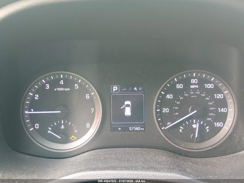 2016 Hyundai Tucson VIN KM8J3CA25GU128665 IAAI salvage auction — NORMAL WEAR, Clear (Maryland), sold $3,600 on 2026-07-15 (photo 7)